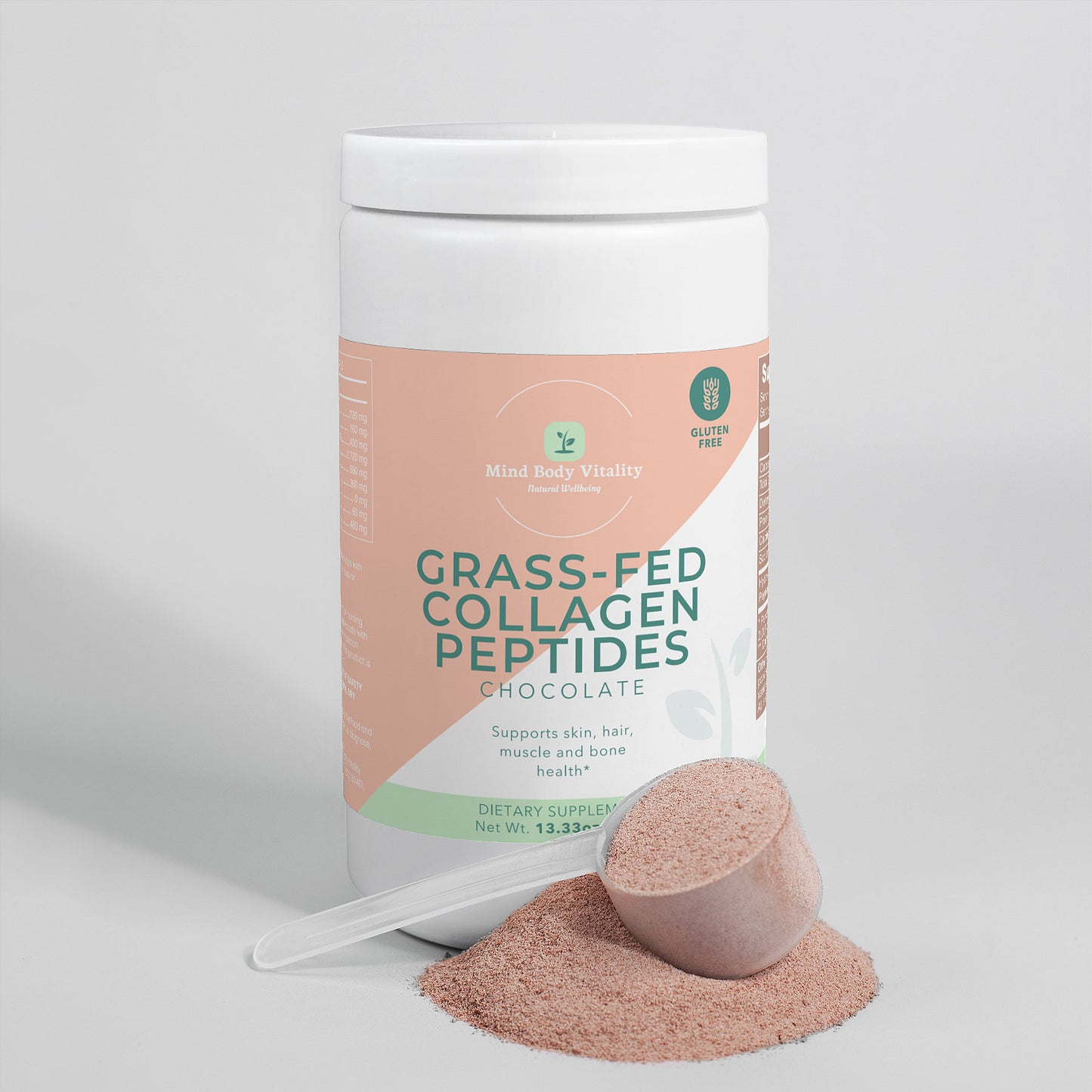 Grass-Fed Collagen Peptides Powder (Chocolate) 2