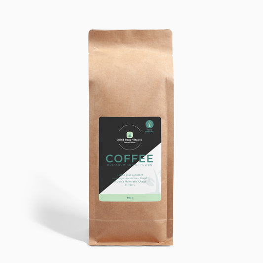 Mushroom Coffee Fusion - Lion’s Mane & Chaga 16oz 2