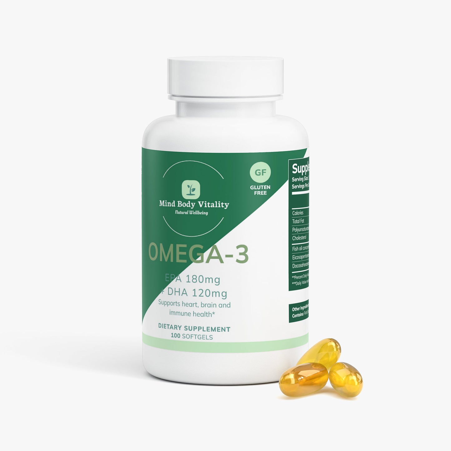 Omega-3 EPA 180mg + DHA 120mg