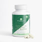 Bottle of Mind Body Vitality Digestive Enzyme Pro Blend capsules on a white background