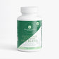 Bottle of Mind Body Vitality Digestive Enzyme Pro Blend capsules on a white background