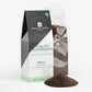 Mind Body Vitality mushroom ground coffee package with coffee grounds in front