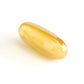Yellow capsule on a white background