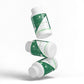 Three bottles of Omega-3 supplement on a white background