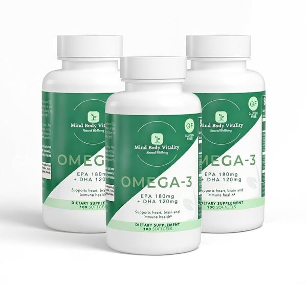 Omega-3 EPA 180mg + DHA 120mg 3X Pack